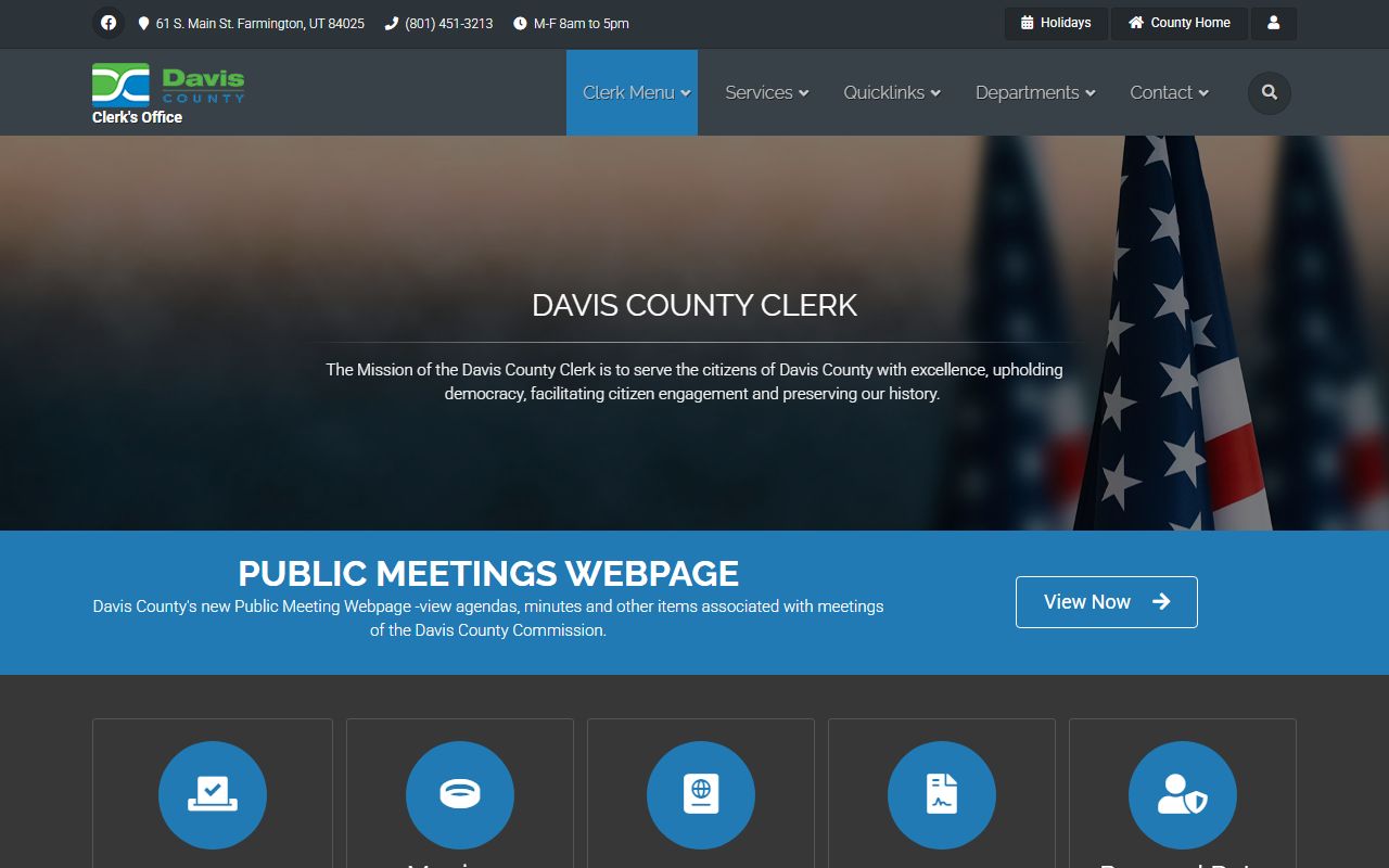 Layton Marriage Records Davis County Clerk page