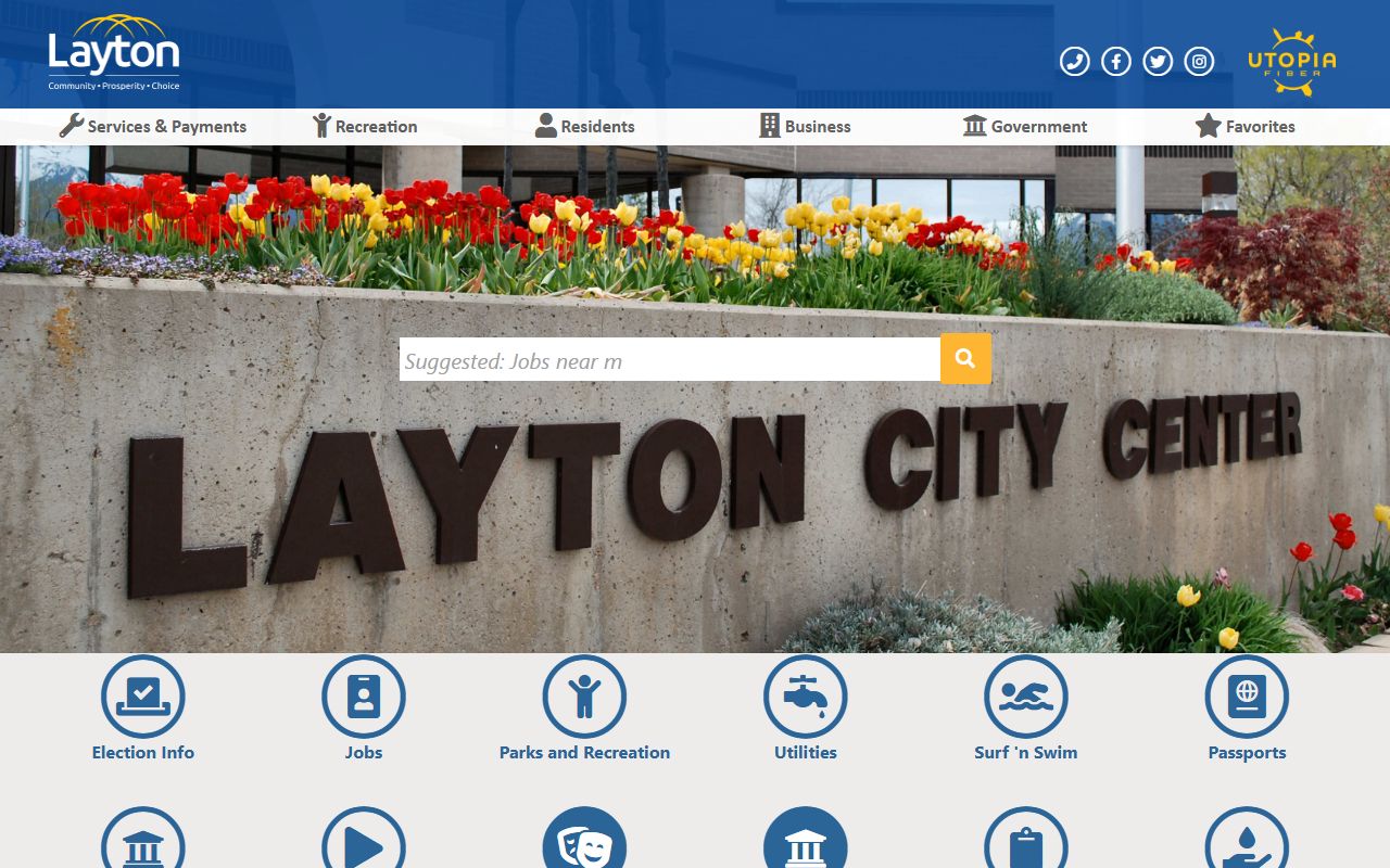 Layton Marriage Records city website