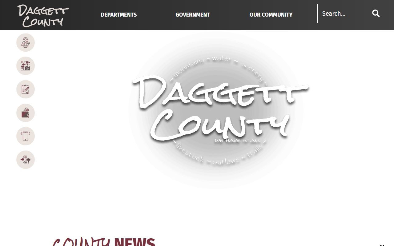 Daggett County Marriage Records county website
