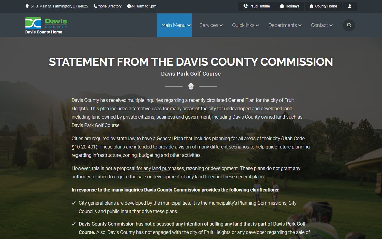 Davis County marriage records county website