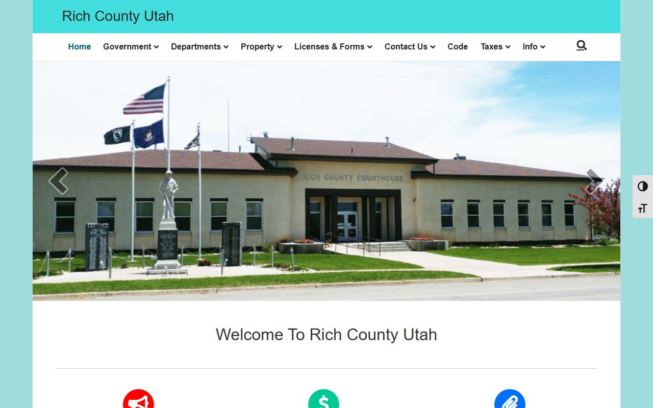 Rich County Marriage Records county homepage